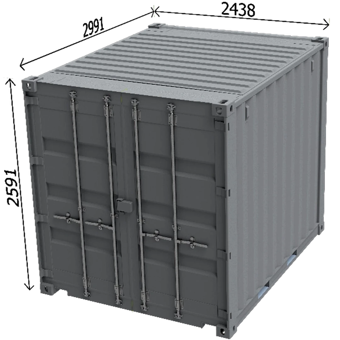 Conteneur 10 Pieds Ouverture Latérale Dimension