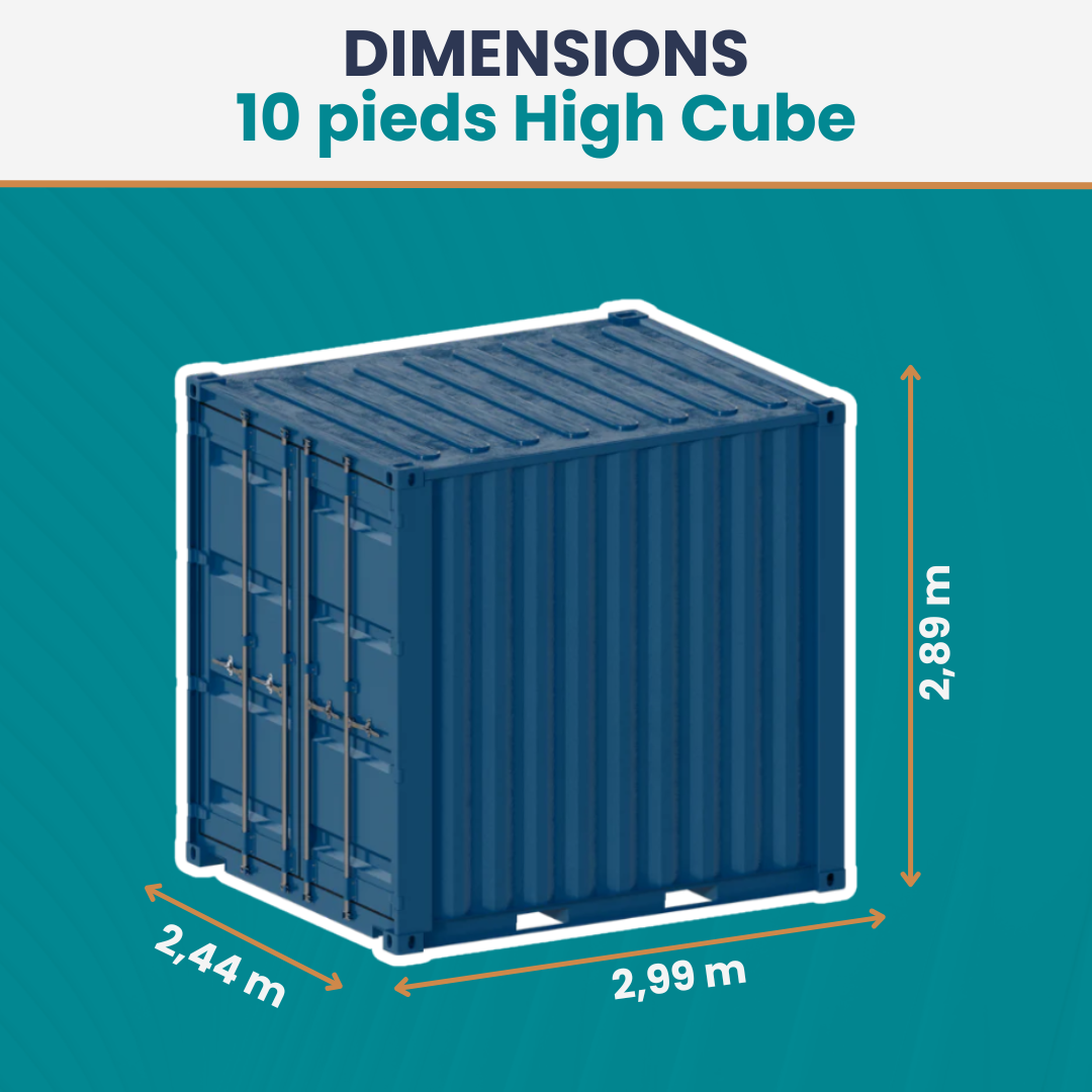 10 pieds High Cube