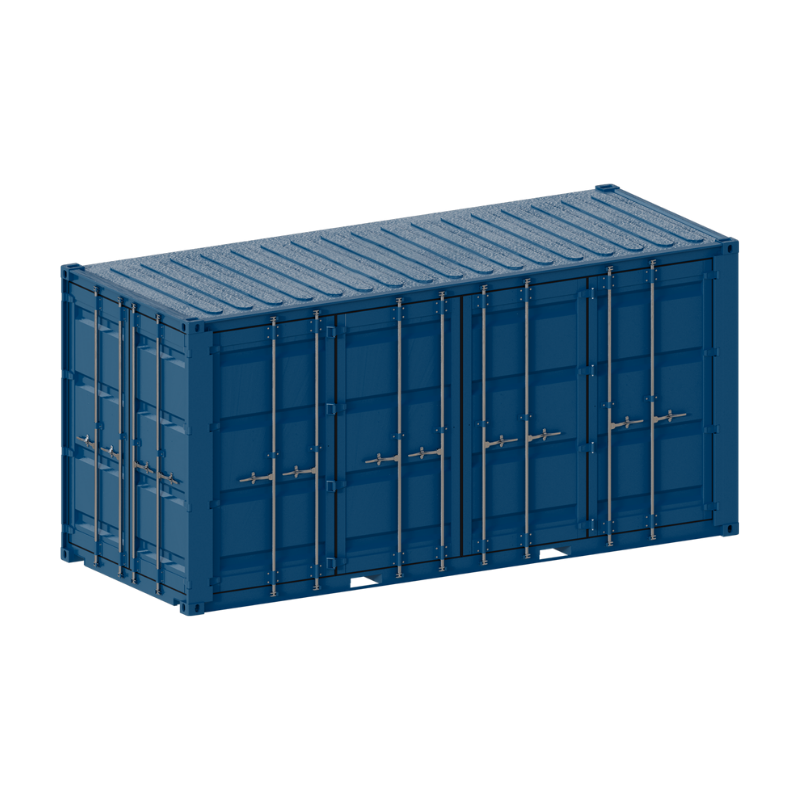 20 pieds high cube - open side