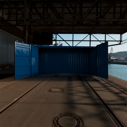 20 pieds high cube - open side