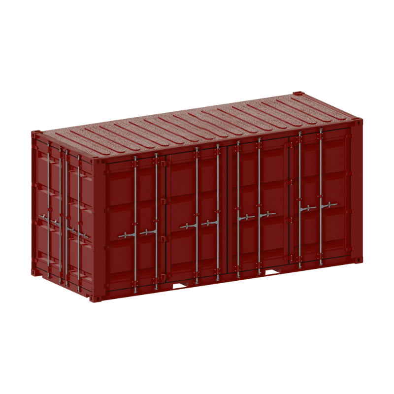 20 pieds high cube - open side