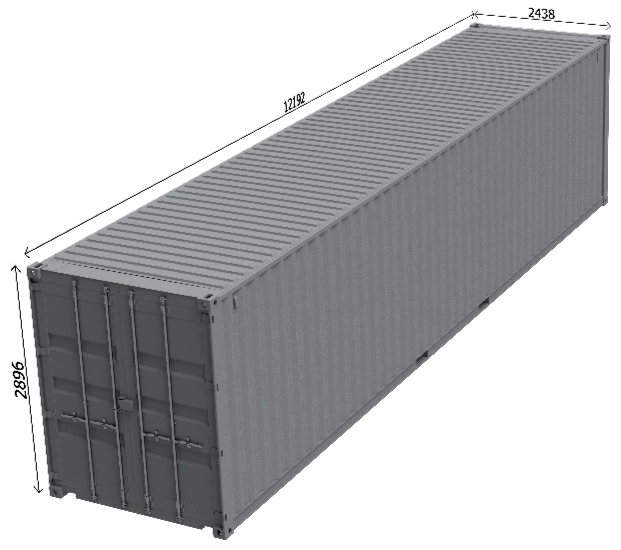 Conteneur 40 Pieds High Cube — Neuf & Occasion