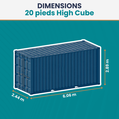 20 pieds High Cube
