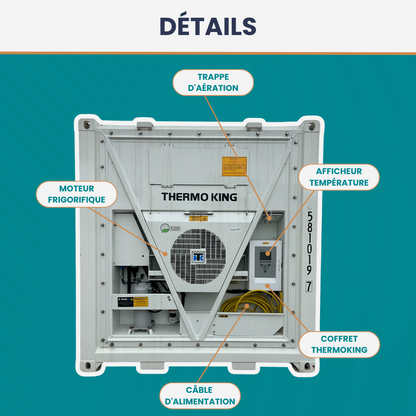 10 pieds frigorifique