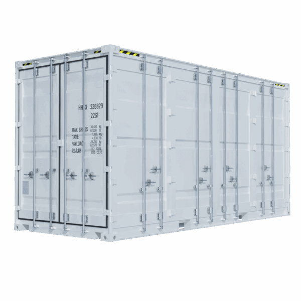 20 pieds high cube - open side