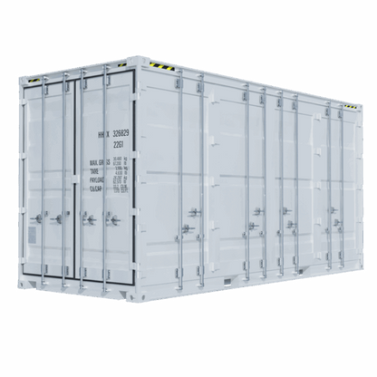 20 pieds high cube - open side