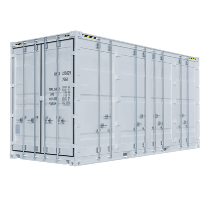 20 pieds high cube - open side